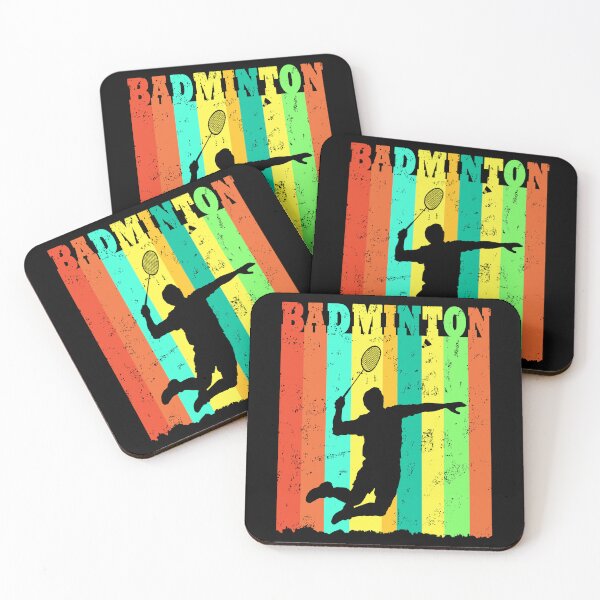 Item preview, Badminton Lover Retro Sunset designed and sold by vineeth.