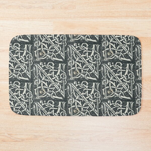 Item preview, Vintage Inspired Letter N-Pattern letter N-Calligraphy Letter N-Large Letter N designed and sold by BestUncommonTee.