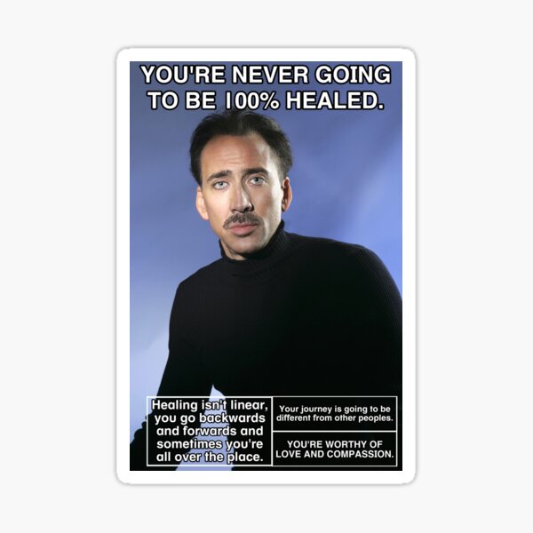 Item preview, Nick cage Motivational poster designed and sold by Beautifultd.