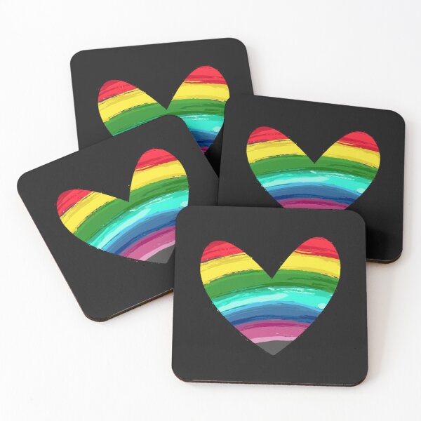 Item preview, Rainbow Heart Premium Scoop designed and sold by HanTingDA.