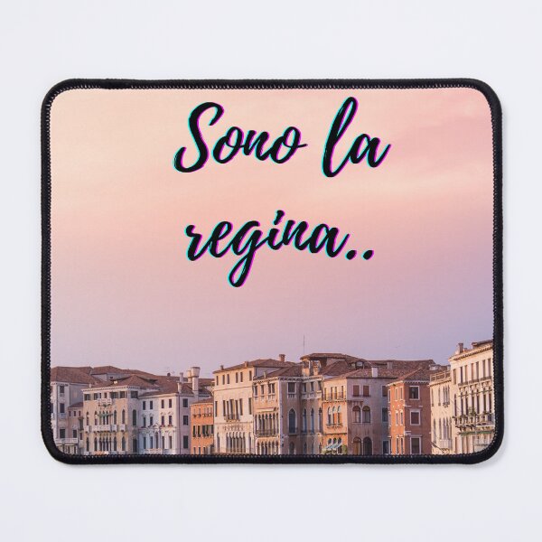 Item preview, I am the queen - popular italian quotes theme gifts designed and sold by RebelliousRosee.