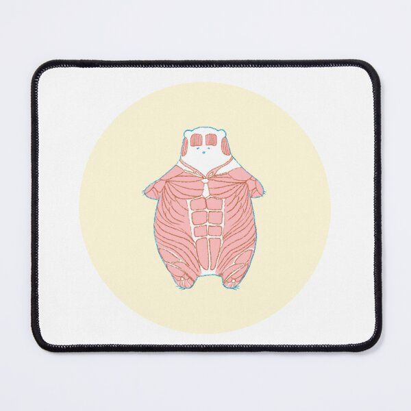 Item preview, Gonmi The Chubby Polarbear with mania , laziness and undone work / muscle anatomy / round circle frame designed and sold by MyFairyAndGonmi.