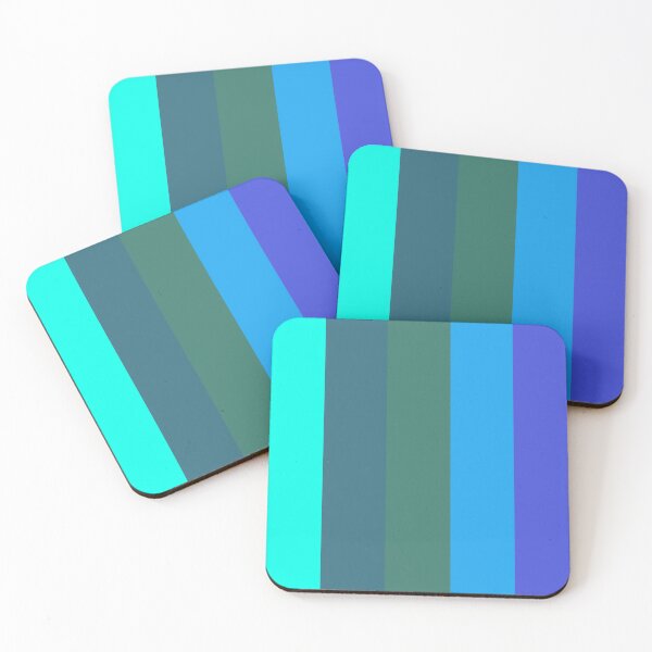 Item preview, abstract minimalist blue stripe pattern designed and sold by pauloneill-art.