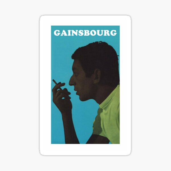 Serge Gainsbourg essentiel Sticker