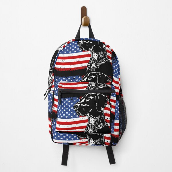 Item preview, German Shorthaired Pointer American Flag Patriotic Dog designed and sold by dogarts.