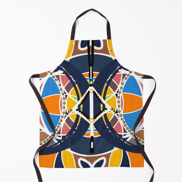 Item preview, African tribal abstract symmetrical pattern designed and sold by Algari.