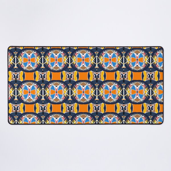 Item preview, African tribal abstract symmetrical pattern designed and sold by Algari.