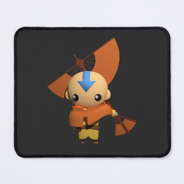 Item preview, Aang mini figure with his trusty airbender staff designed and sold by amithachapa.