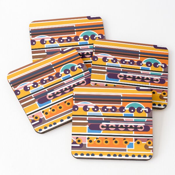 Item preview, African tribal abstract  pattern designed and sold by Algari.