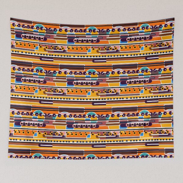 Item preview, African tribal abstract  pattern designed and sold by Algari.