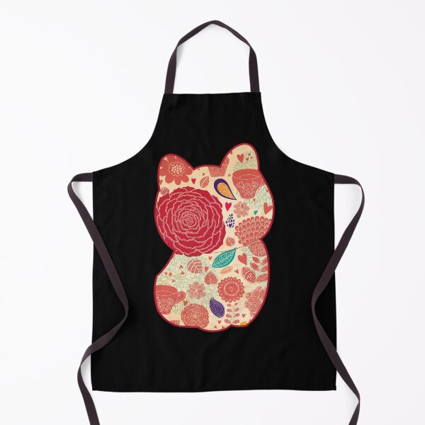 Item preview, Flower pattern in cat shape designed and sold by DopeDesign111.