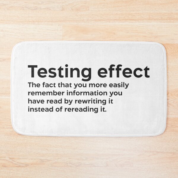 Item preview, Testing effect black designed and sold by EdimQuotes.