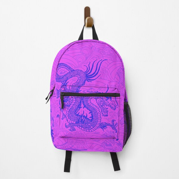 Item preview, Chinese Blue Dragon Pattern / Purple Background designed and sold by EddieBalevo.