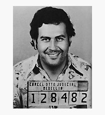 Pablo Escobar Mugshot Photographic Print