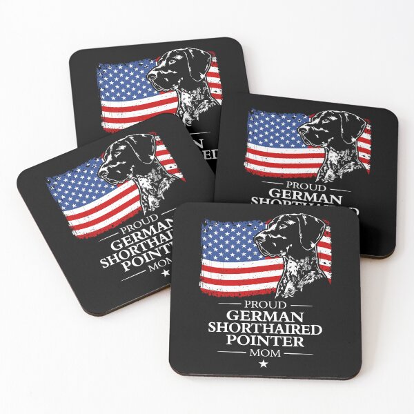 Item preview, German Shorthaired Pointer Mom American Flag Patriotic Dog designed and sold by dogarts.