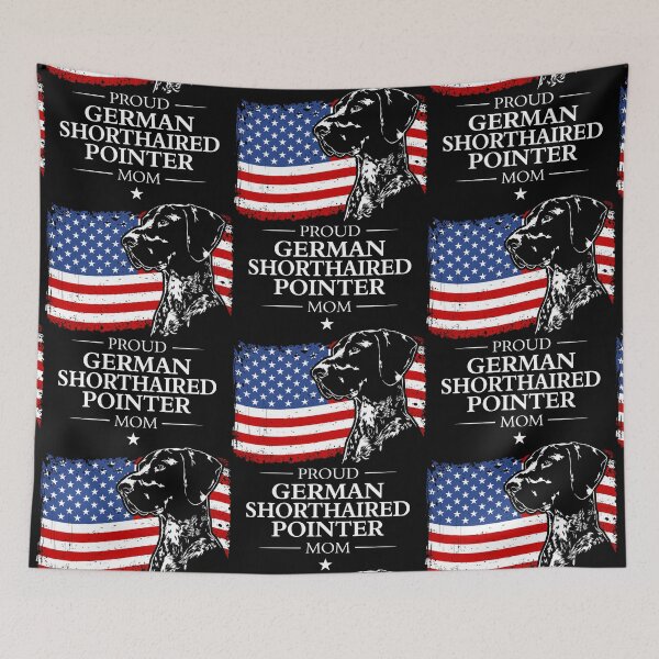 Item preview, German Shorthaired Pointer Mom American Flag Patriotic Dog designed and sold by dogarts.