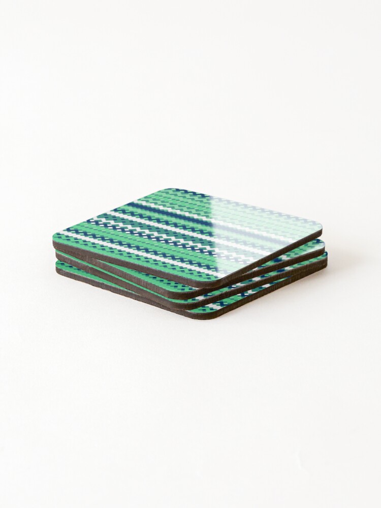 Thumbnail 4 of 5, Coasters (Set of 4), Sawtooth 13 designed and sold by genpythonart.