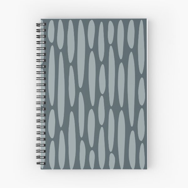 Item preview, Elongated Ovals Blue Grey, Misaligned Shapes designed and sold by DeStract.