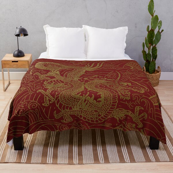 Item preview, Copy of Golden Chinese Dragon Pattern / Maroon Background designed and sold by EddieBalevo.