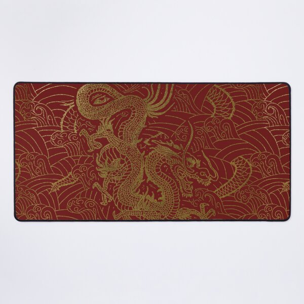 Item preview, Copy of Golden Chinese Dragon Pattern / Maroon Background designed and sold by EddieBalevo.
