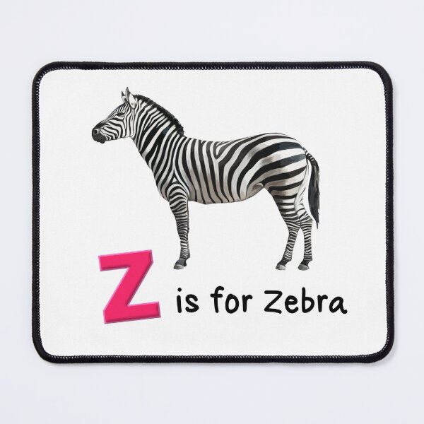 Artikelvorschau, Z steht für Zebra entworfen und verkauft von BeeCeeDeeTee.