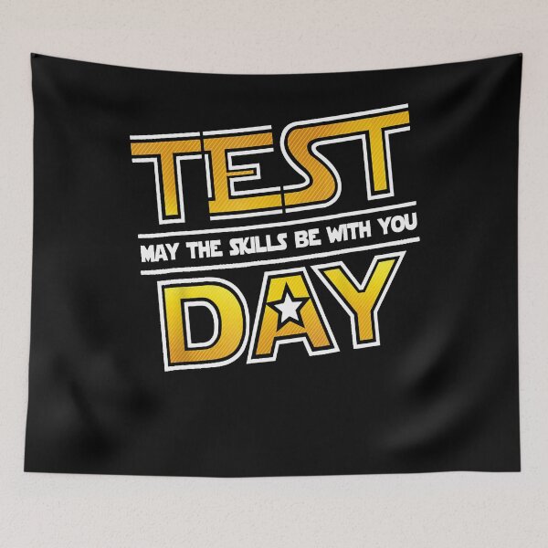 Item preview, Test Day Testing - May The Skills Be With You School Teacher designed and sold by OskarKronberger.