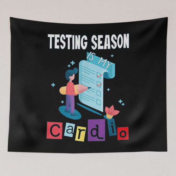 Item preview, Testing Season is my Cardio Test Teacher Testing Day designed and sold by OskarKronberger.