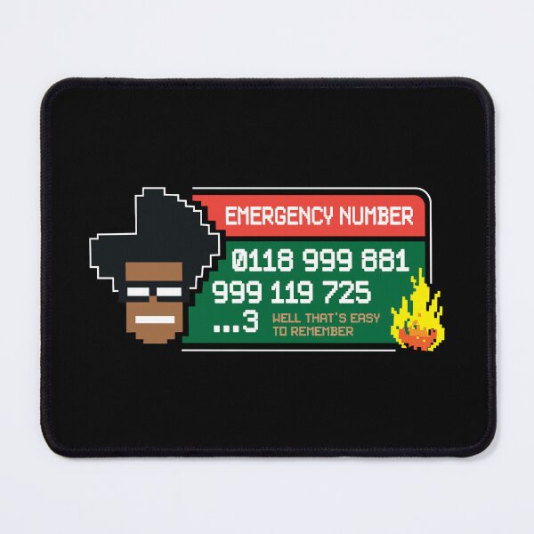 Item preview, The IT Crowd Emergency Number designed and sold by GeeksUnique.
