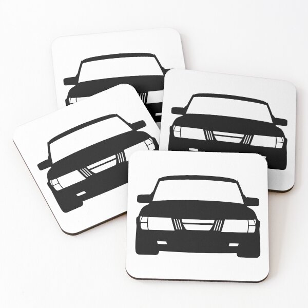 Item preview, Saab 900 1979-1983 black silhouette designed and sold by EdimDesign.
