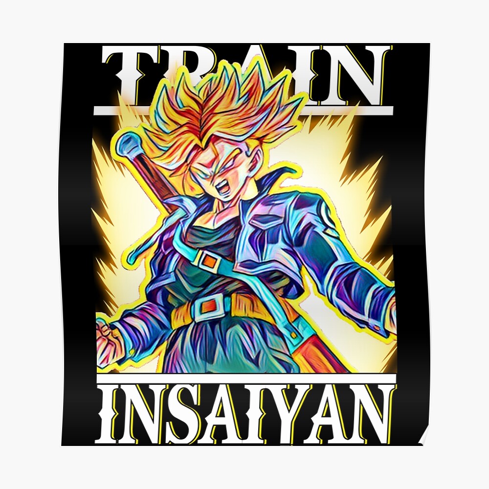 Train Insaiyan Super Saiyan Future Trunks saiyan armor Sticker