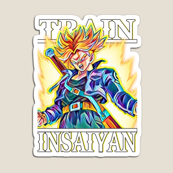 Train Insaiyan Super Saiyan God Xeno Trunks  Magnet for Sale by