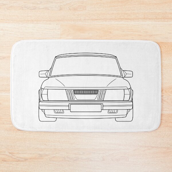 Item preview, Saab 900 1979-1983 black lines designed and sold by EdimDesign.