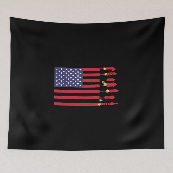 Item preview, Pyrotechnician American Flag Fireworks Director designed and sold by StrongShirts.