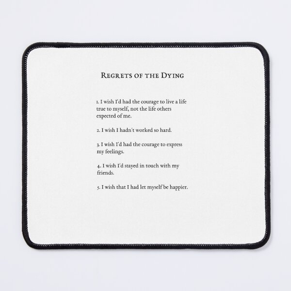 Item preview, Regrets of the Dying designed and sold by benelijah.
