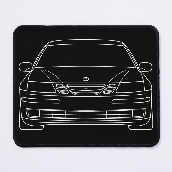 Item preview, Saab 9-3 2003-2014 white lines designed and sold by EdimDesign.
