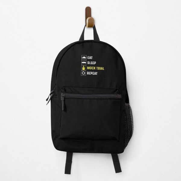 Item preview, Eat Sleep Funny Mock Trial For A Law Student Future Lawyer designed and sold by StrongShirts.