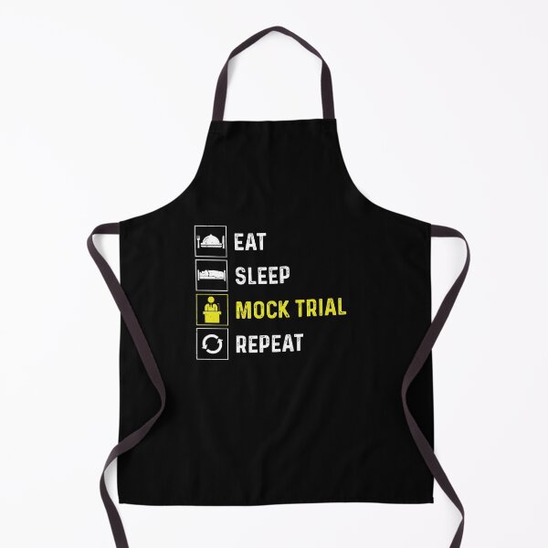 Item preview, Eat Sleep Funny Mock Trial For A Law Student Future Lawyer designed and sold by StrongShirts.