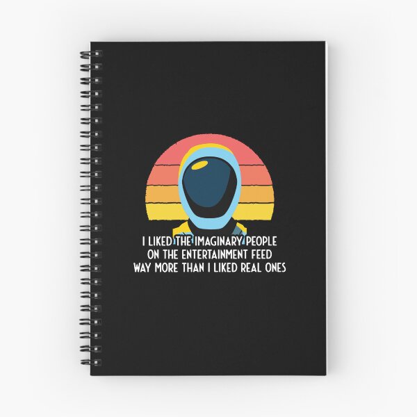 Item preview, Murderbot Diaries SecUnit Likes Imaginary People More than Real Ones designed and sold by jutulen.