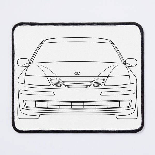 Item preview, Saab 9-3 2003-2014 black lines designed and sold by EdimDesign.