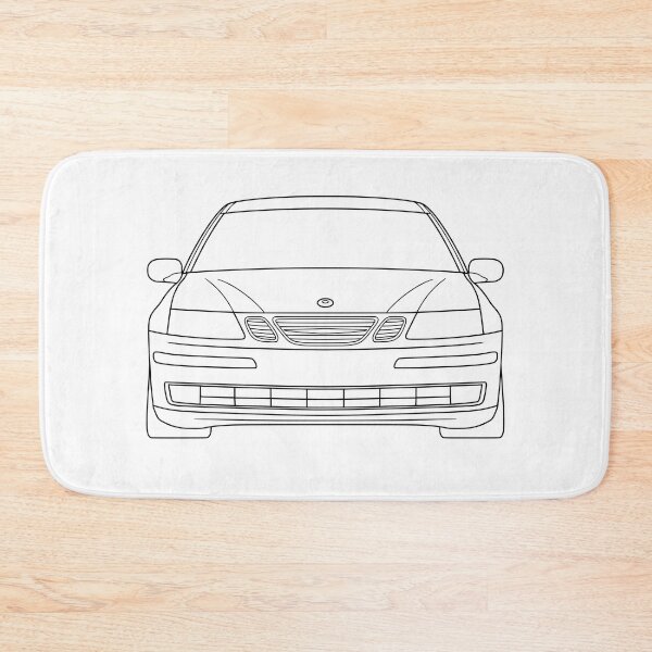 Item preview, Saab 9-3 2003-2014 black lines designed and sold by EdimDesign.