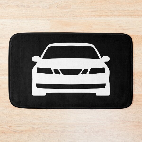 Item preview, Saab 9-3 2003-2014 white silhouette designed and sold by EdimDesign.