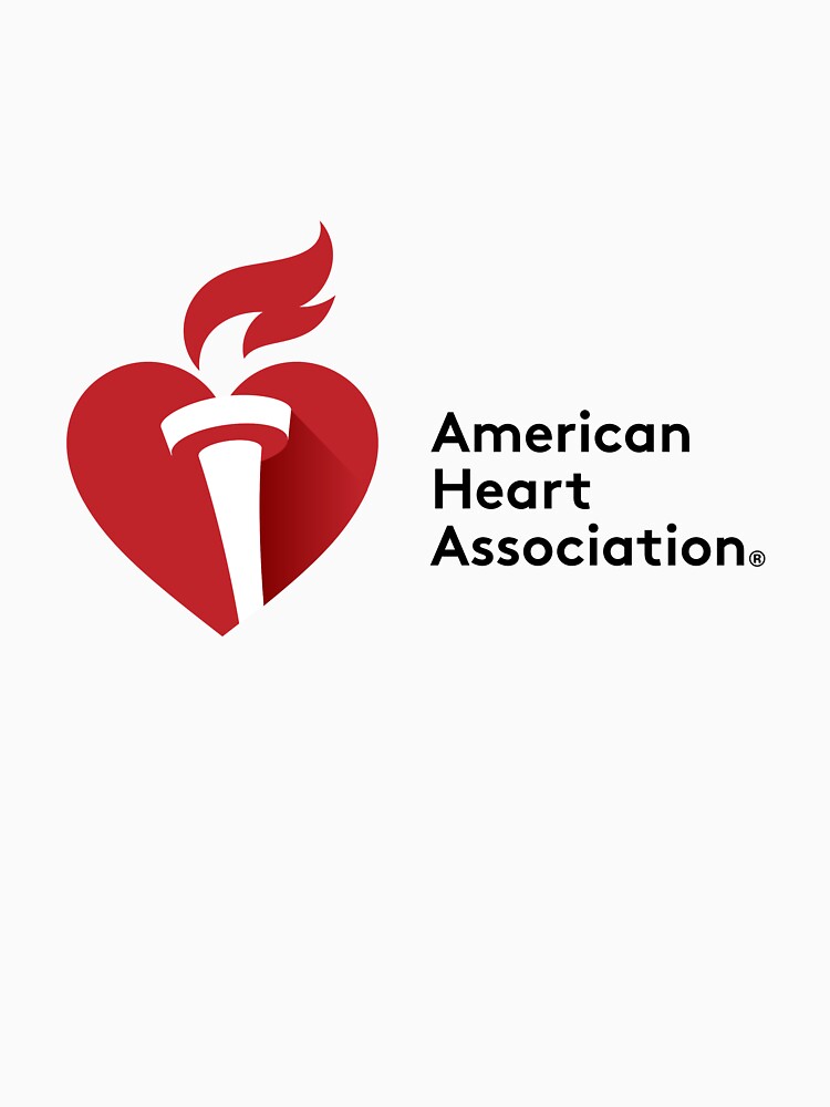 "American Heart Association Logo" Tshirt for Sale by stamtwill