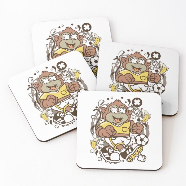 Item preview, soccer monkey designed and sold by K-ARO.