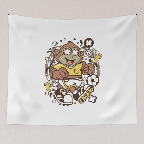 Item preview, soccer monkey designed and sold by K-ARO.