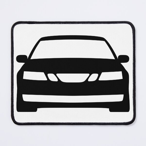 Item preview, Saab 9-3 2003-2014 black silhouette designed and sold by EdimDesign.