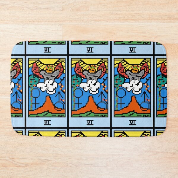 Item preview, Wait, is this pixel art tarot? White - Major Arcana 'The Lovers' (Design for T-shirt, stickers and other accessories) designed and sold by Pixel Waite.