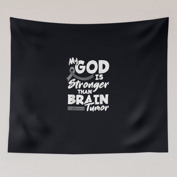 Item preview, My God Is stronger Than Brain Tumor Awareness designed and sold by DeannaMarks.