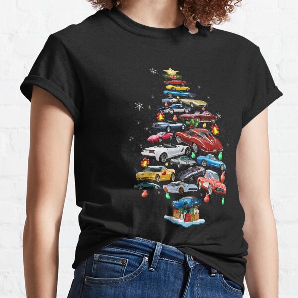 Corvette-Weihnachtsbaum Classic T-Shirt