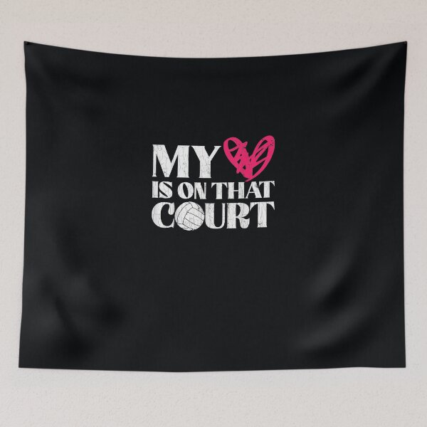 Item preview, My Heart Is On That Court Volleyball Player designed and sold by DeannaMarks.