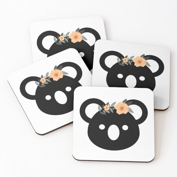Artikelvorschau, Koala mit Blumenkrone entworfen und verkauft von HolyWater SHOP.